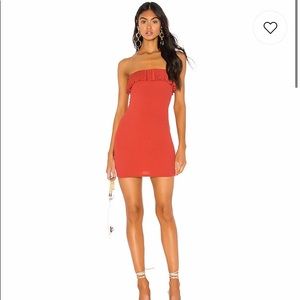 Presley Mini Dress in Coral
